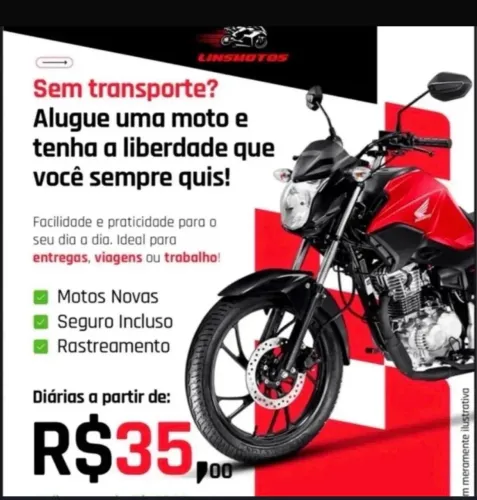 Aluguel de motos/ locação start 160