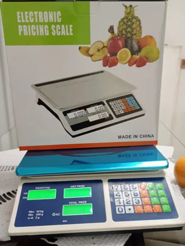 Balança Eletrônica Digital 40kg Bateria Bivolt 110/220v nova lacrado