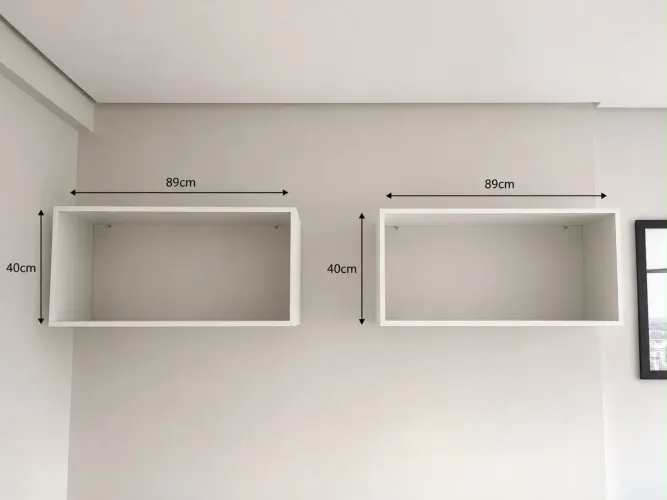 Vendo 2 nichos de Mdf brancos 