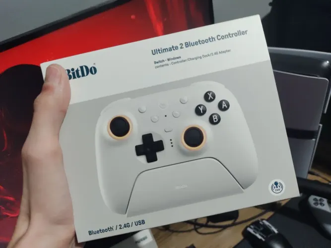 Controle 8bitdo ultimate 2 layout Nintendo Switch e pc