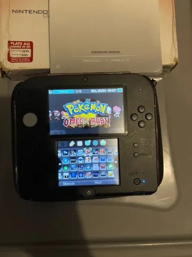 Nintendo 2ds Red and black