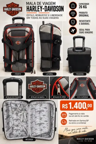 Mala de viagem 26 kg Harley Davidson