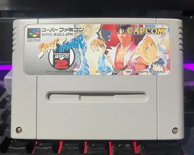 Cartucho Street Fighter Alpha 2 Super Nintendo Snes Original - japonês