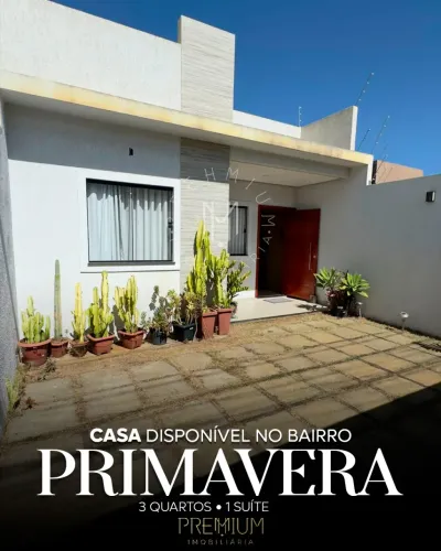 Casa no Bairro Primavera 3 quartos em Primavera - Vitória da Conquista - BA