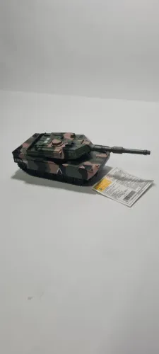 Miniatura Tanque Guerra Combate Blindado Metal M1 Abram 1/36