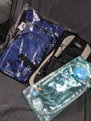 Mochila de hidratação 2L camelback trekking trilha escalada rapel acampamento montanha