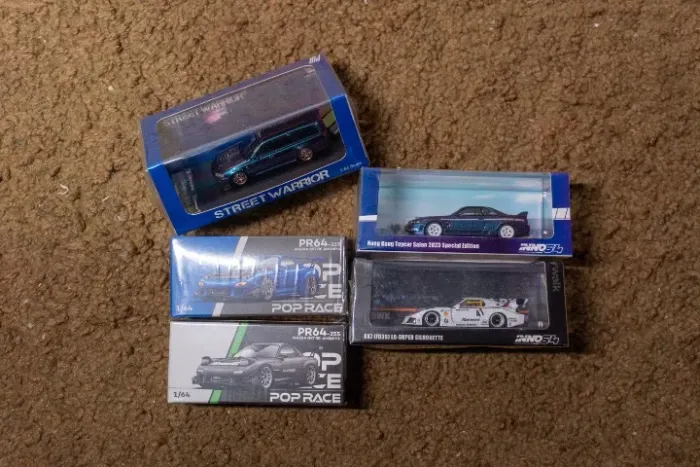 miniatura premium inno 64, street warrior pop race gtr rx7