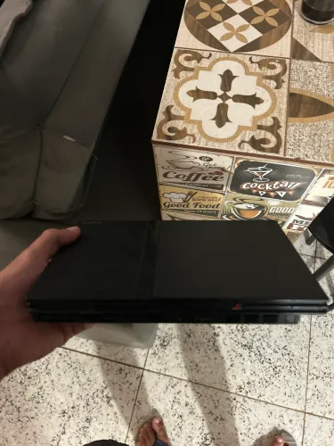 PlayStation 2 Slim Original Funcionando | Fonte e Cabo de Energia