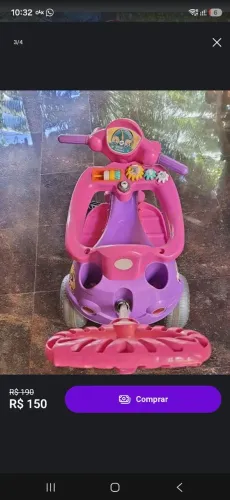 Vendo velotrol infantil