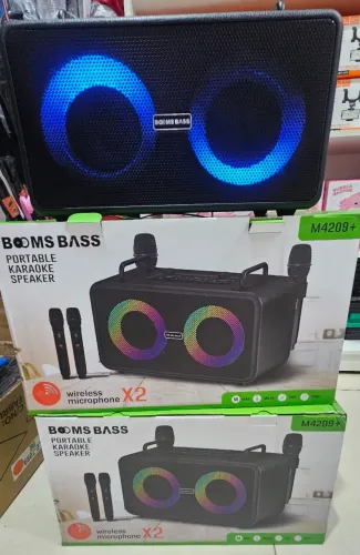 Caixa de som Bluetooth Booms Bass