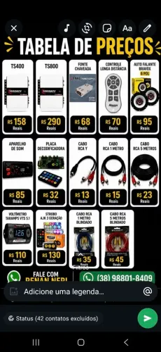 Aparelho de som com Bluetooth 