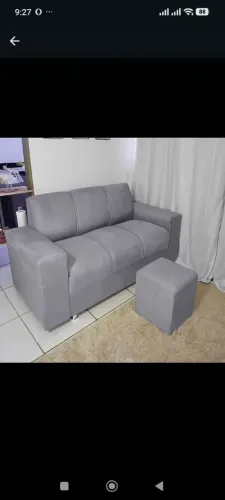 Sofá 3 lugares com PUFF direto da fábrica