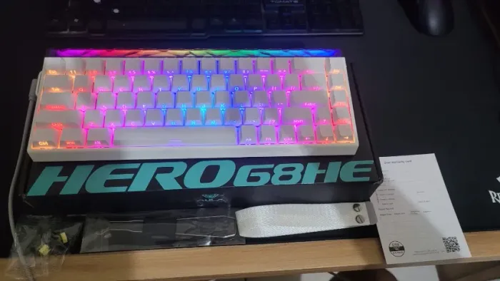 Teclado Magnético Gamer Aula Hero 68HE - Seminovo