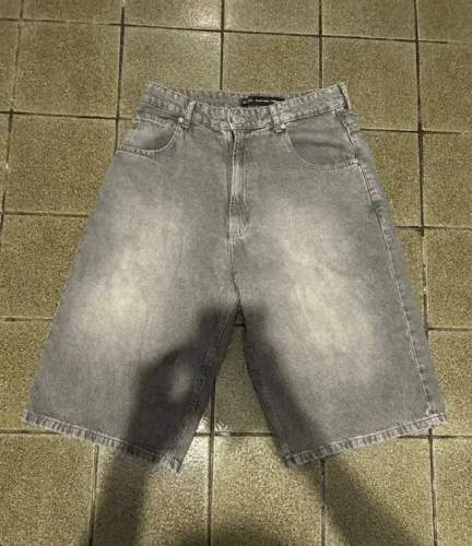 Jorts jeans cinza