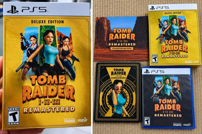 Jogo Tomb Raider Edição Especial Para Playstation 5. Edição rara. Aceito cartão