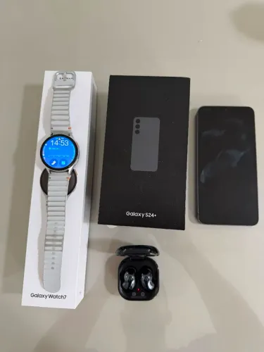 Celular S24 Plus + Samsung Watch 7 + Galaxy Buds