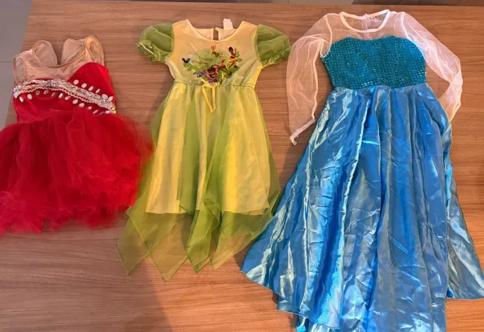 Fantasias de criança: princesas e bailarina 