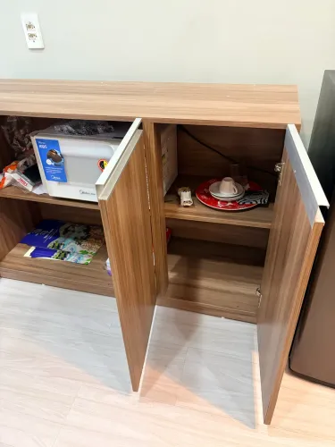 Armário MDF multiuso aéreo ou chão 1,20x40x70 