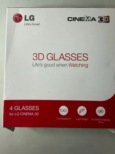 Kit LG CINEMA 3D - 4 Óculos Originais