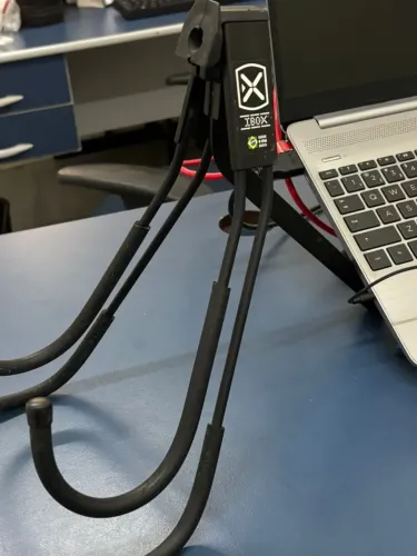 Suporte Guitarra E Baixo De Chão Dobravel Sgb Ibox Cor Preto