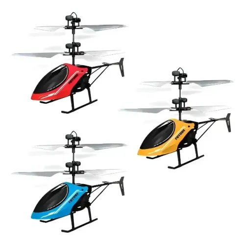 kit 3 helicóptero brinquedo voador com sensor de mão recarregável tk-2386