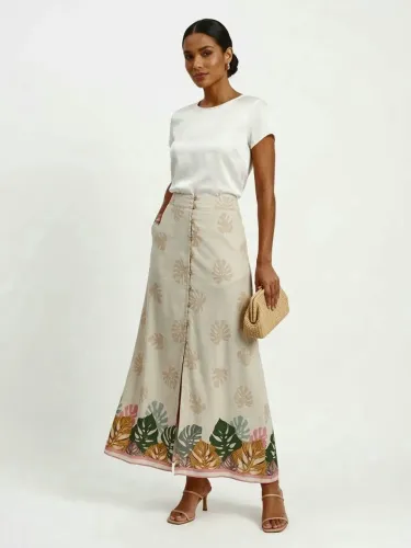 Saia longa tam P. Nova. De viscose. Renner