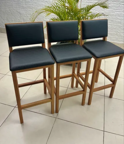 Banquetas estofadas