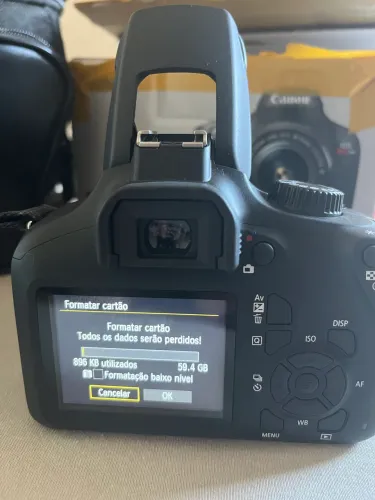 Canon EOS Rebel T100 + Lente + Bolsa | PRONTA PRA USO
