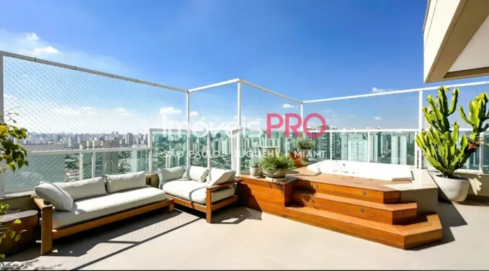 Brooklin Park - Cobertura Duplex - 4 suítes - 5 vagas
