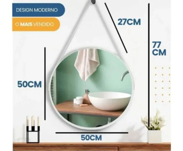 Espelho redondo