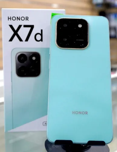 Telefone Lançamento - Honor X7D - Azul - 256Gb/8Ram + Entrega Grátis - Potência e estilo 