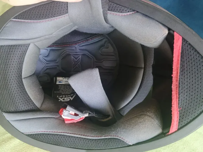Capacete Tamanho 56 Com viseira Azul