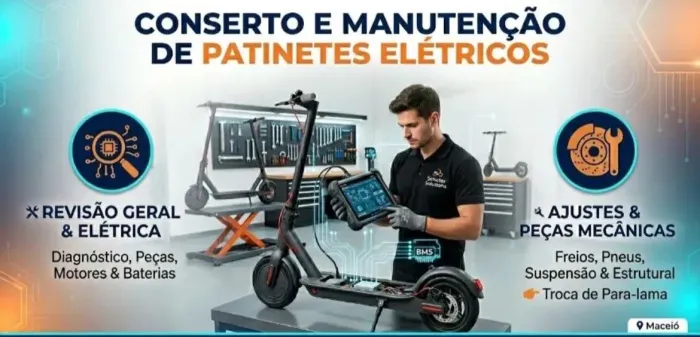 Manutenção em patinetes eletricos