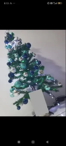 Árvore de natal 1,20m + ornamentação