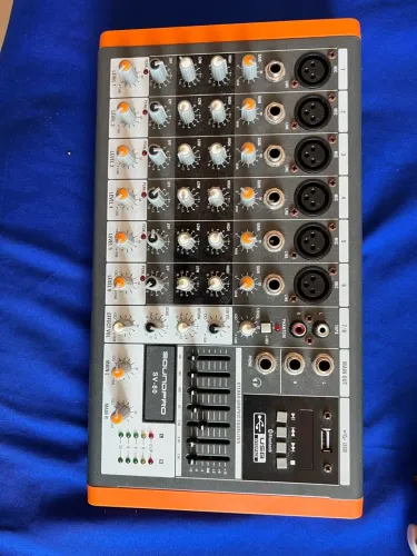 MESA DE SOM 6 CANAIS - SOUNDPRO SV-80