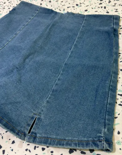 Short Saia Jeans 