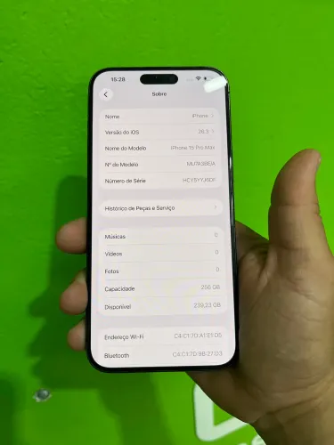 iPhone 15 pro max 256gg