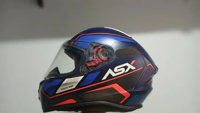 Capacete ASX Draken Azul, tam 60