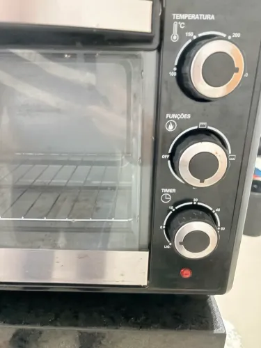 Forno Elétrico de Bancada Mondial com Timer 42L - Preto Family II FR-42