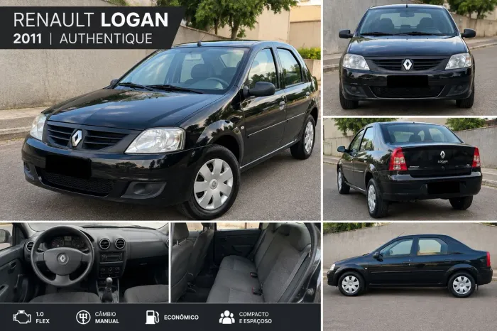 Renault Logan Authentique Hi-flex 1.0 16V 4P 2011