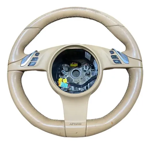 Volante C/ Comandos Porsche Cayenne V6 11/15 7pp419091ad Preto