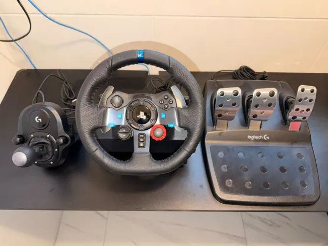 Volante logitech G29 driving force + driving force shifter
