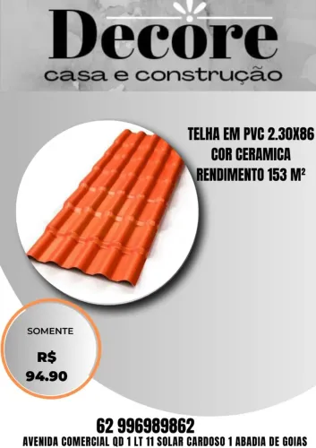 Telha de pvc