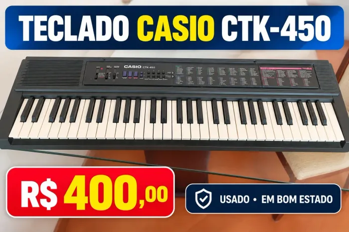 Teclado Cássio CTK - 450