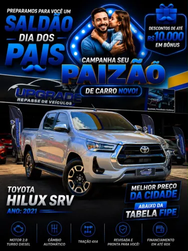 Toyota Hilux CD SRV 4X4 2.8 TDI Diesel Aut. 2021
