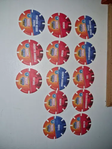 Coleção Tazos Marvel Bistek