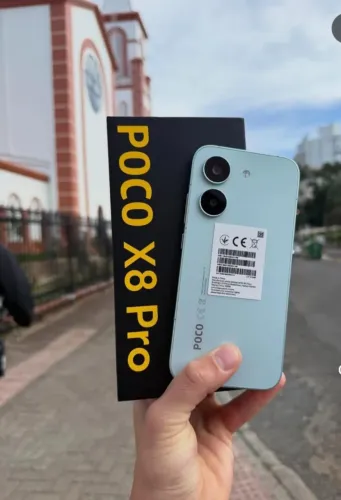 POCO X8 Pro 5G 12/512GB Câmera 50MP Tela Amoled 120hz Bateria 6500mAh Aceitamos Cartões