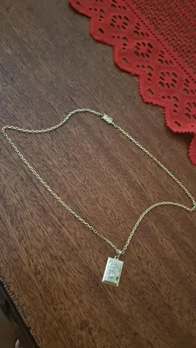 Corrente de prata banhada a ouro 18k