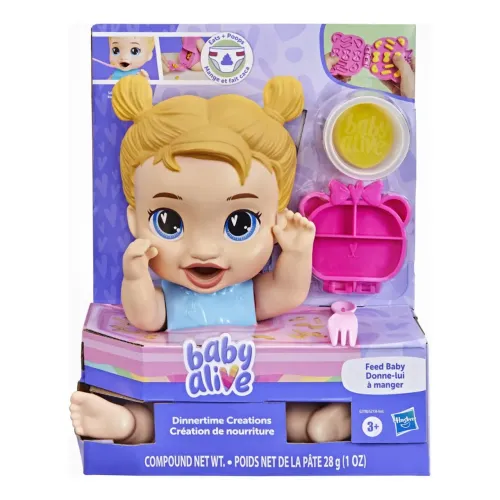 Boneca Baby Alive Dinnertime Creations Loira