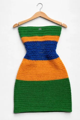 VESTIDO BRASIL COPA CROCHE TAMANHO VESTE 36/38